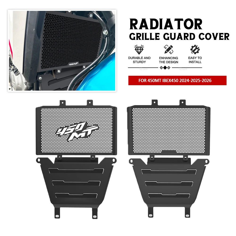 

FOR CFMOTO CF MOTO 450MT 450 MT Ibex450 Ibex 450 2024-2025-2026 Radiator Guard Cooler Cover Protection Motorcycle Accessories