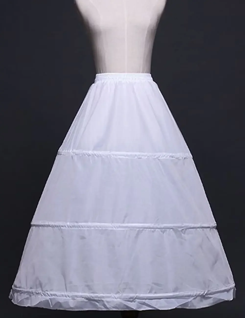 Anágua Crinoline para Mulheres, Saia Elástica, Meio Deslizamento, Uma Linha Underskirt, Vestido De Baile De Casamento, Vestido De Noiva