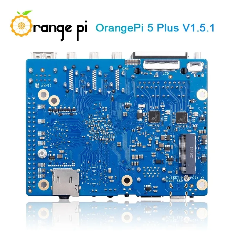 Orange Pi5 Plus 16GB لوحة كمبيوتر واحدة DDR5 8-Core Rockchip RK3588 Mini PC M2 فتحة PCIE Board تشغيل Linux/Android/Orange Pi OS #6