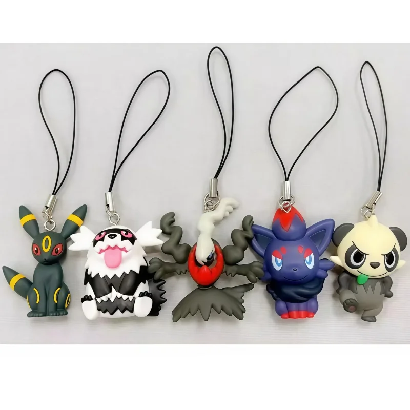 In Stock Authentic Pkm Flat Keychain Darkrai Zigzagoon Zorua Umbreon Plush Toy Anime Fans Collectible Toy Birthday Gift view 2