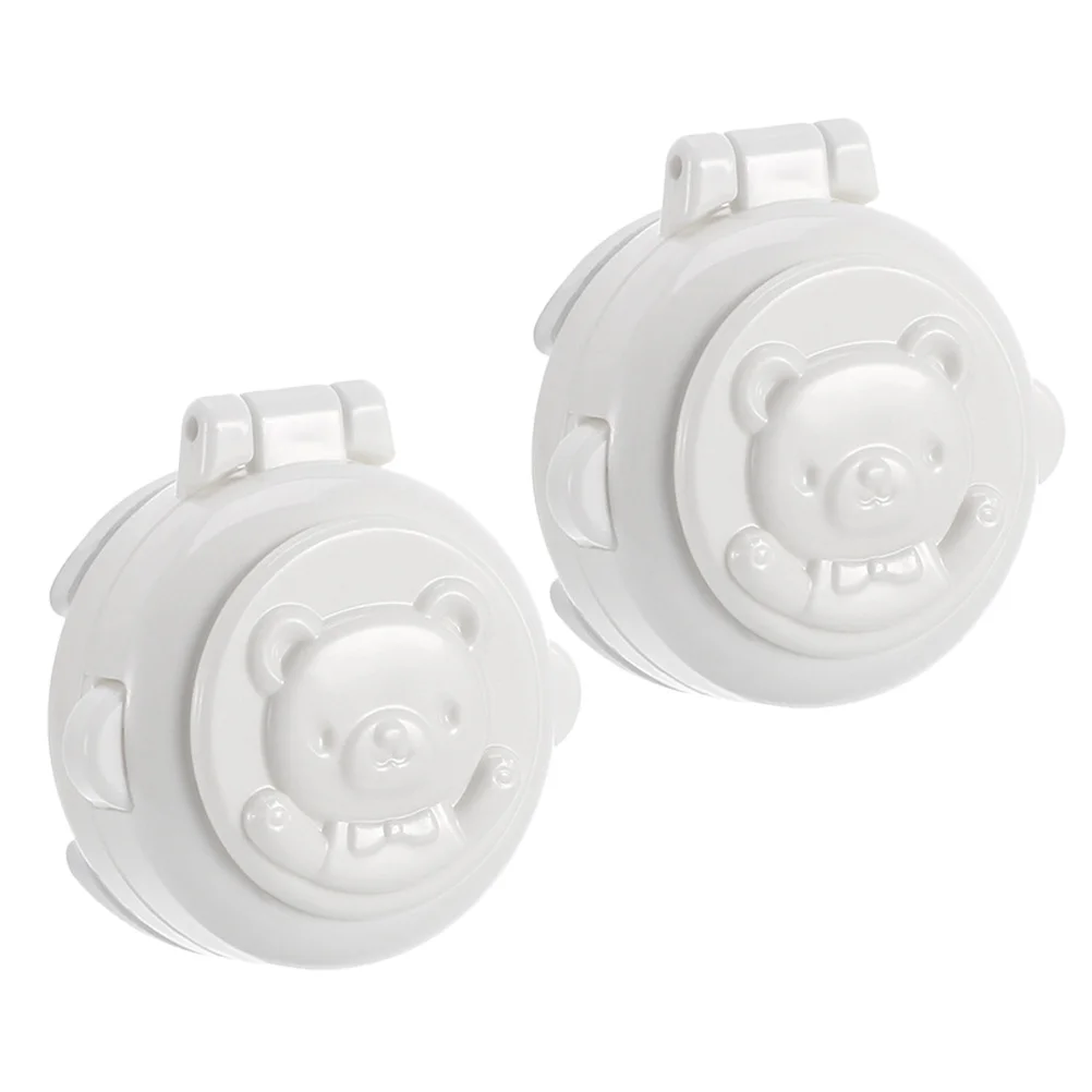 

2pcs Button Safety Lock Child Proof Button Cover For Washing Machine Car Start Computer Baby Safety Protection, Accidental