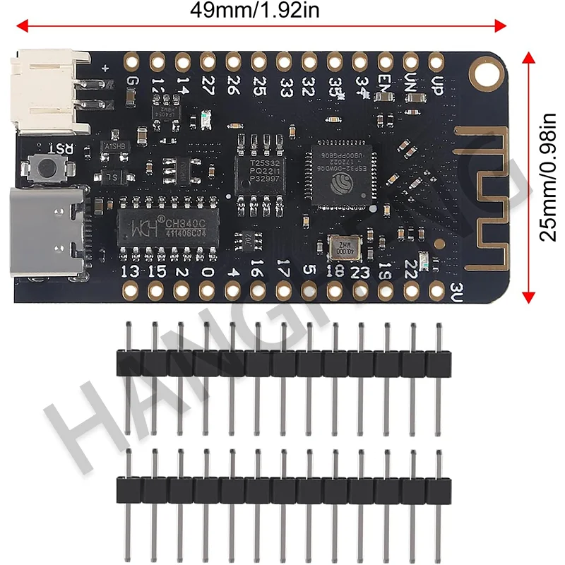 ESP32 Lite V1.0.0 Wifi Bluetooth Development Board ESP32 ESP-32 REV1 CH340G MicroPython 4MB Micro/TYPE-C USB For Arduino