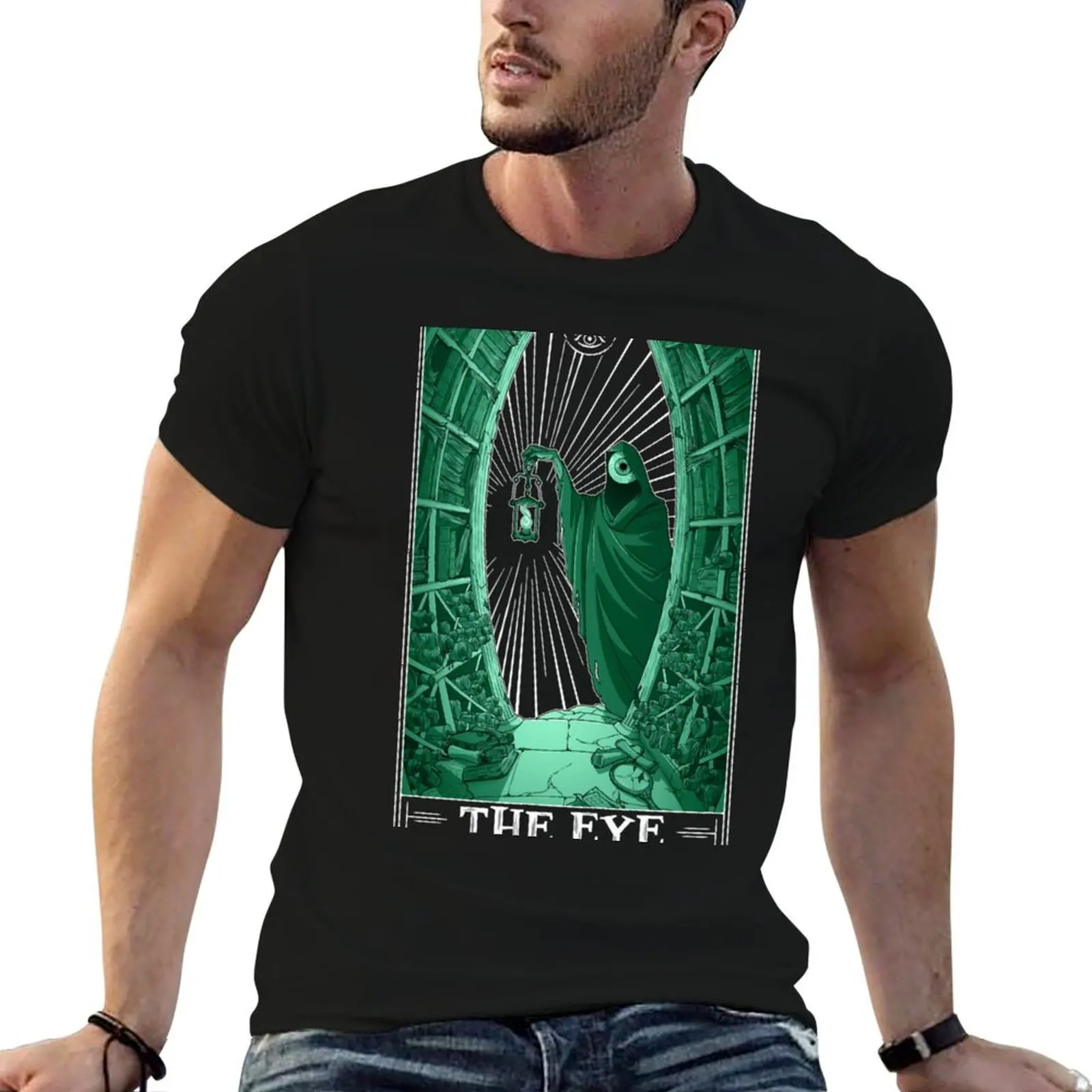 The Eye Tarotesque (Dark) |Gift shirt T-Shirt oversized shirts graphic tee graphic t shirts black t-shirts for men