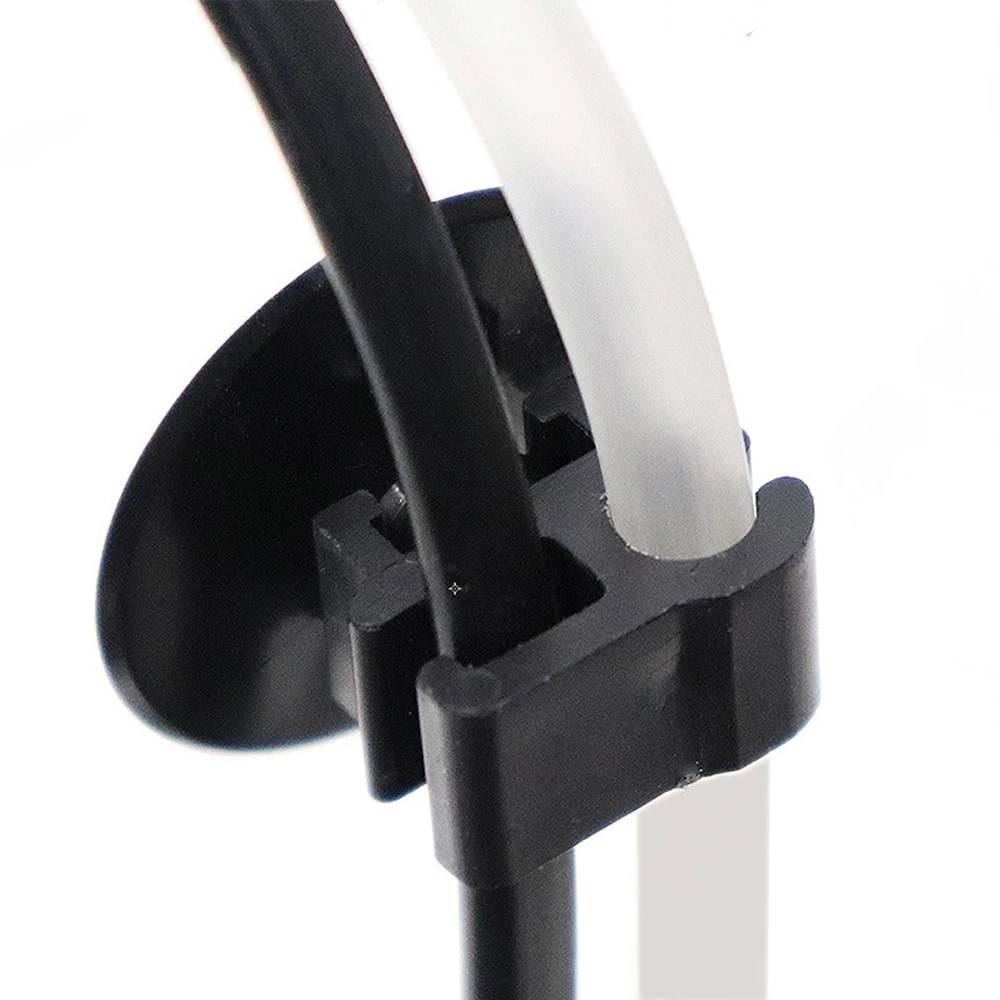 1-10pcs Black Aquarium Suction Cup Air Tube Holder Sucker for Fish Tank Pump Oxygen Air Tube Fixing Clip Aquarium Accessories