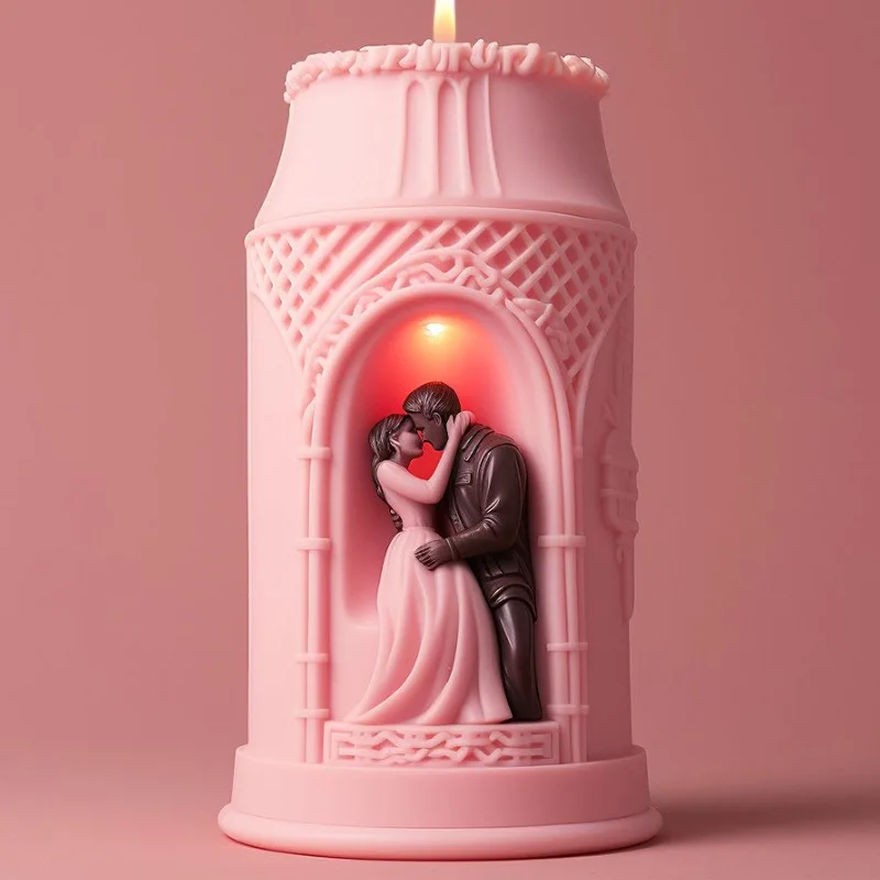 

Hugging Lovers Candle Silicone Mold Valentine's Day Couple Hugging Body Resin Soap Gypsum Clay Plaster Molds Wedding Craft Gifts