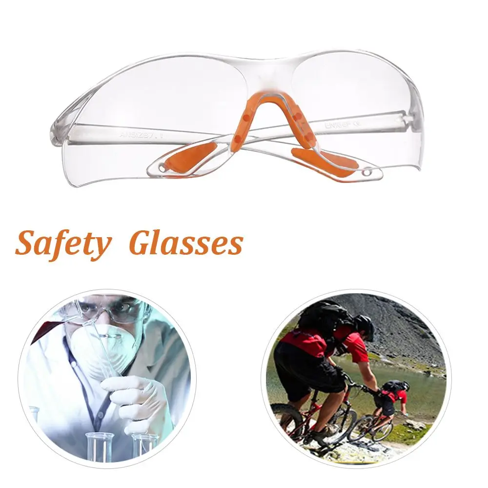 Lunettes de sécurité souples anti-choc, 1 pièce, fournitures de sécurité pour laboratoire de travail, lunettes de protection des yeux, protection laser