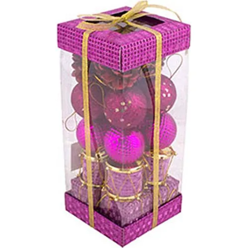 Fuchsia Christmas Tree Ornament Set 4cm 20li