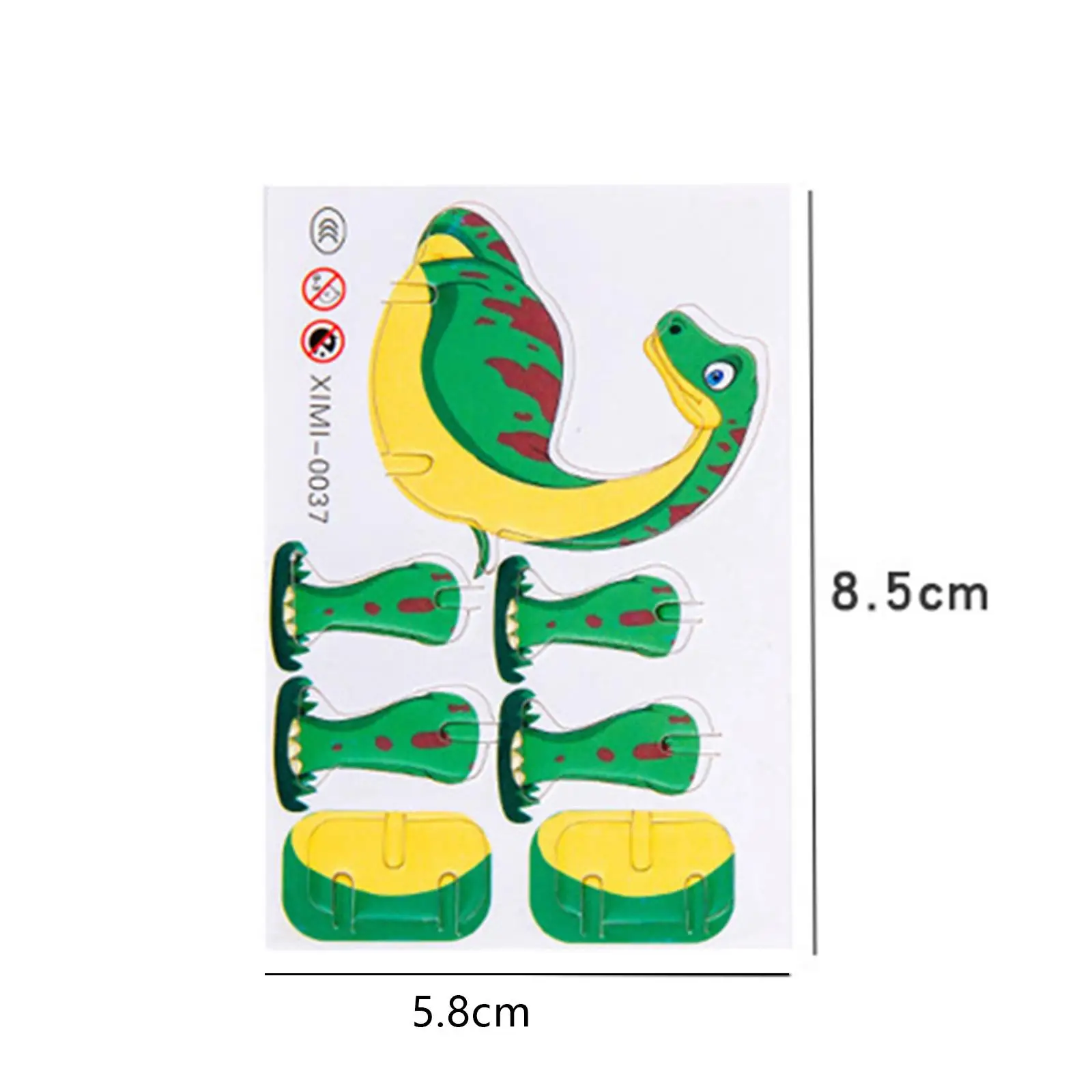 

3D Cartoon Puzzles Smooth Surface and No Burrs Preschool Unique Gifts Creative Fine Motor Skills Ages 4-7 Years Old Educational