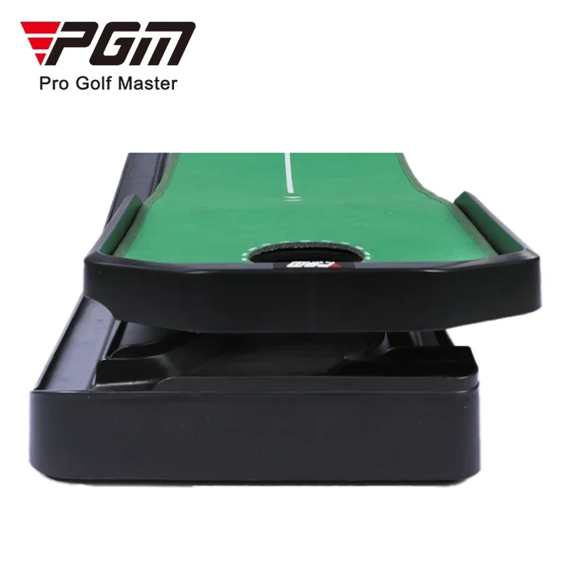 PGM TL039 Garden Mini Golf Swing Course Trainer Enhanced Training Automatic Ball Return Golf Putting Mat for Golf Training Aids