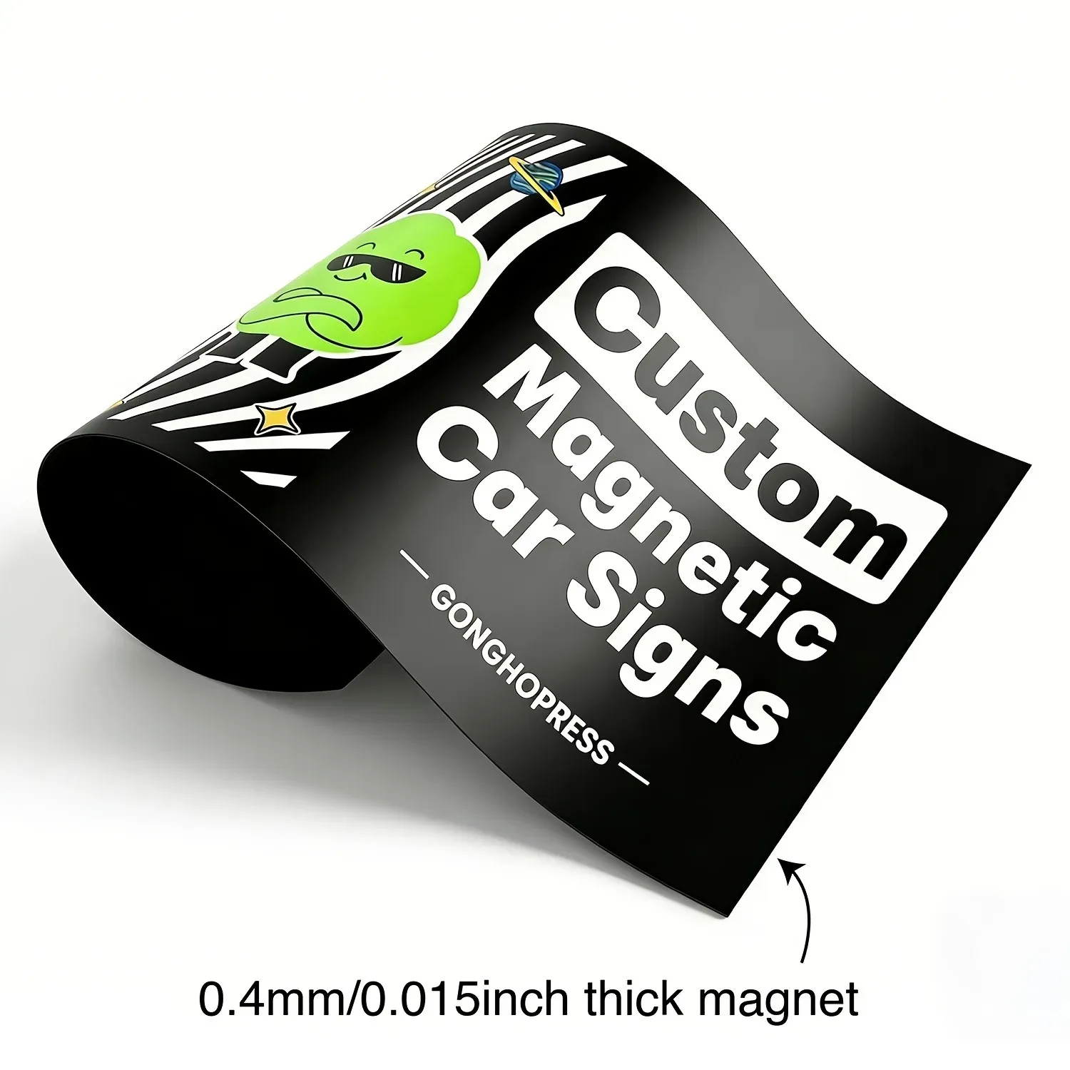 Custom car magnet stickers, durable car magnets, perfect for commercial vehicle advertising, customize your logo