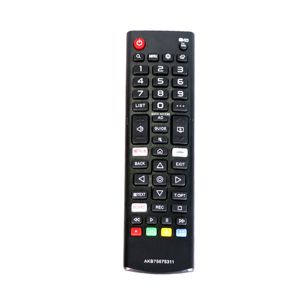 Pilot AKB75675301 AKB76037601 dla zamiennik pilota do telewizora AKB75675311 AKB75675304 AKB75675301 z NETFLIX Prime