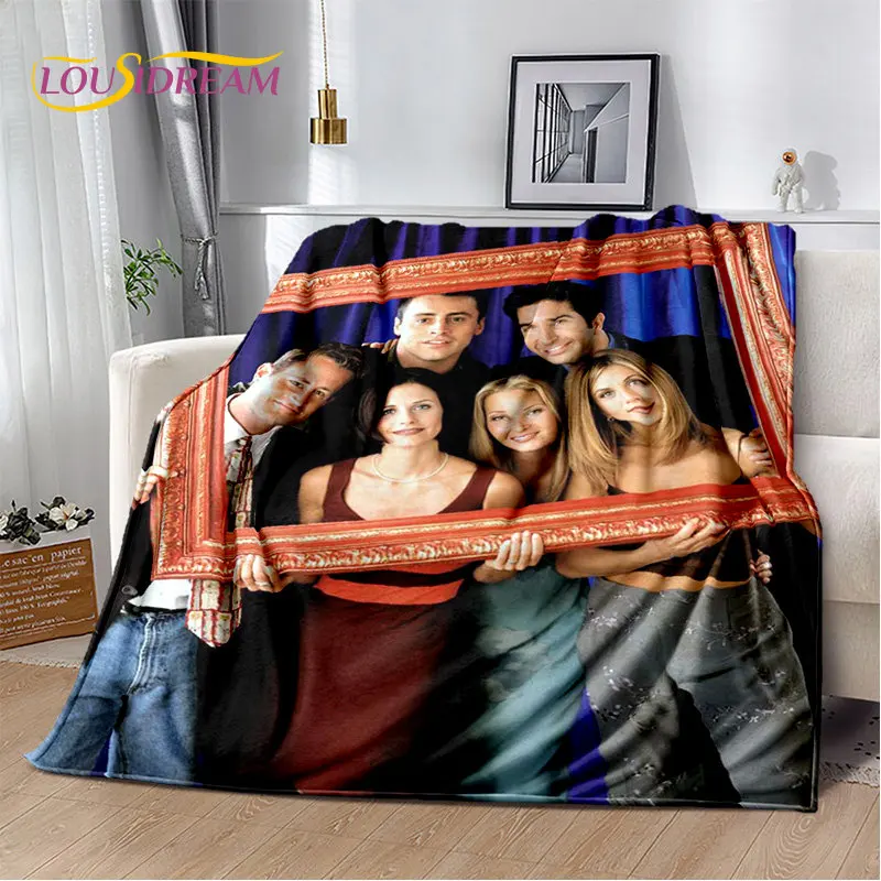 HD Friends TV Show 3D Printing Soft Plush Blanket,Flannel Blanket Throw Blanket for Living Room Bedroom Bed Sofa Picnic Cover