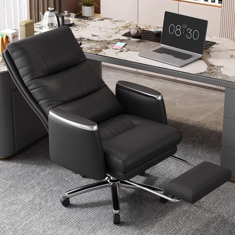 Foot Rest Comfy Office Chair Back Cushion Relaxing Gaming Office Chairs Computer Chaise Bureau Seat Italian Furniture Luxury