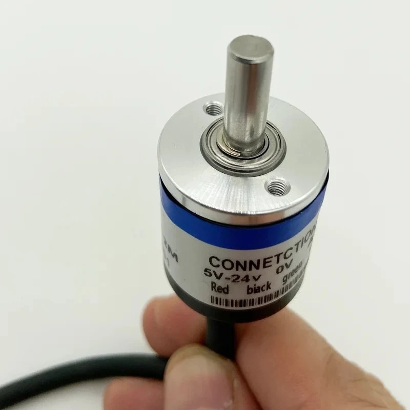 MINI incremental rotary encoder outer diameter 30mm 25mm shaft diameter 6mm AB two-phase photoelectric encoder 100 200 360 1000P