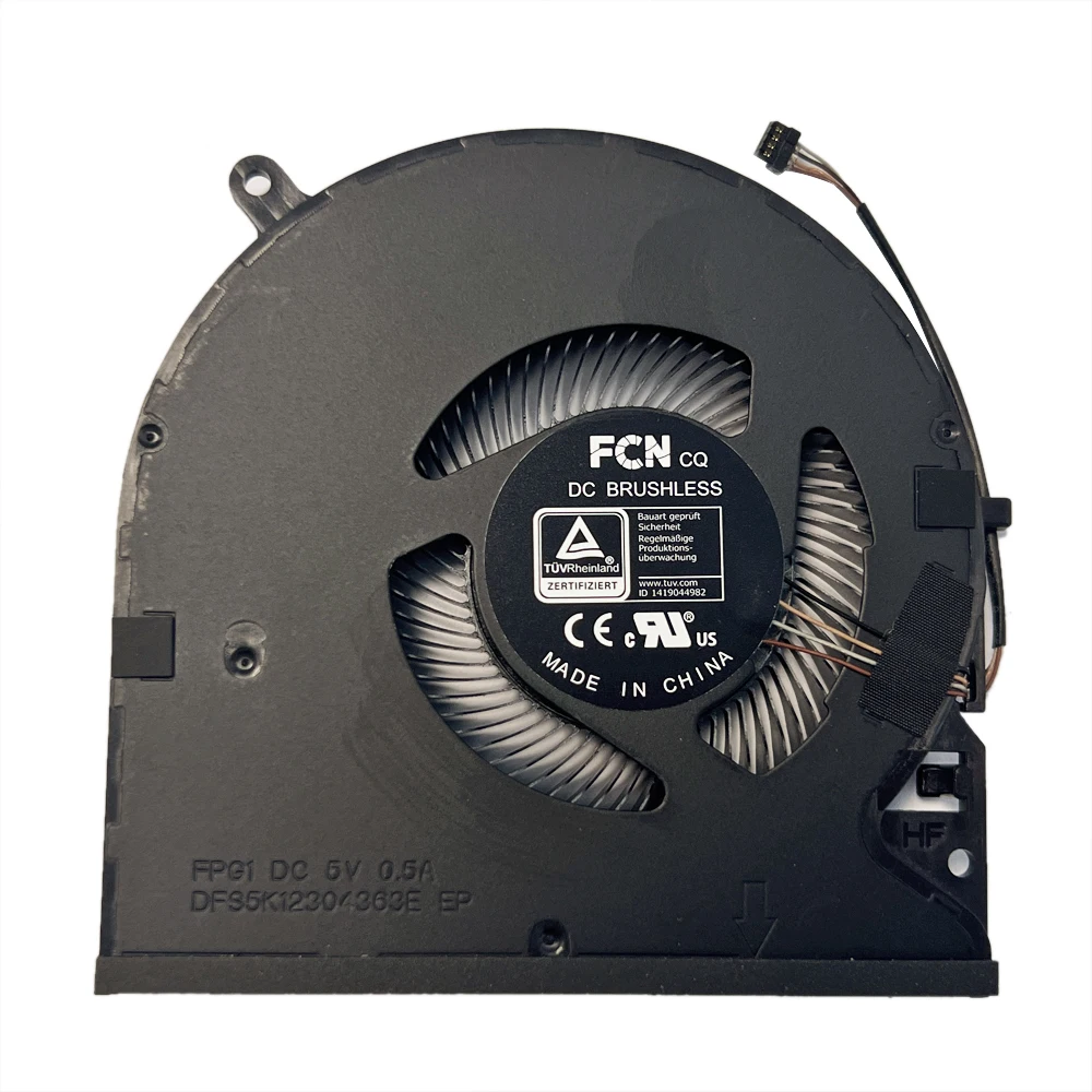 For Razer Blade 15 Advanced RZ09-0409 RZ09-0421 FPG1 5V CPU Cooling Fan DFS5K12304363E