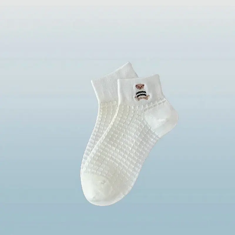 Calcetines de tubo corto transpirables para mujer, medias finas sin tacón, desodorante de algodón puro, absorbente del sudor, 3/6 pares