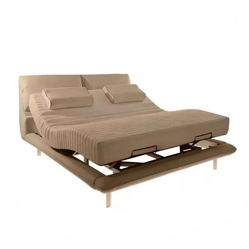 

Multifunctional intelligent electric bed suspension bed modern simple double minimalist Internet celebrity cream bed