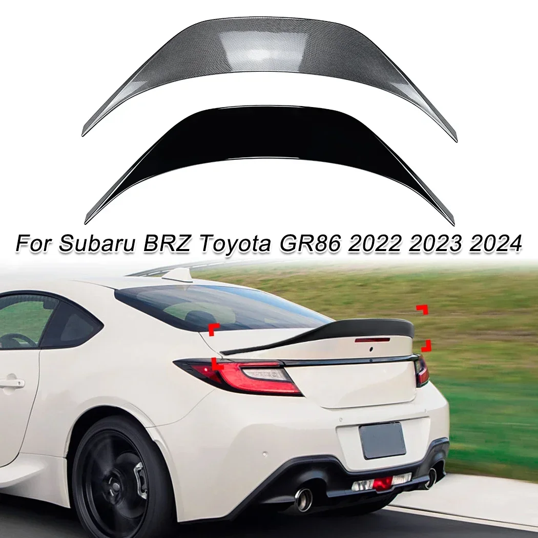 Car Tail Wing Rear Trunk Lid Spoiler Lip Body Extension Kits For Subaru BRZ Toyota GR86 2022 2023 2024 Car Rear Wing Accessories