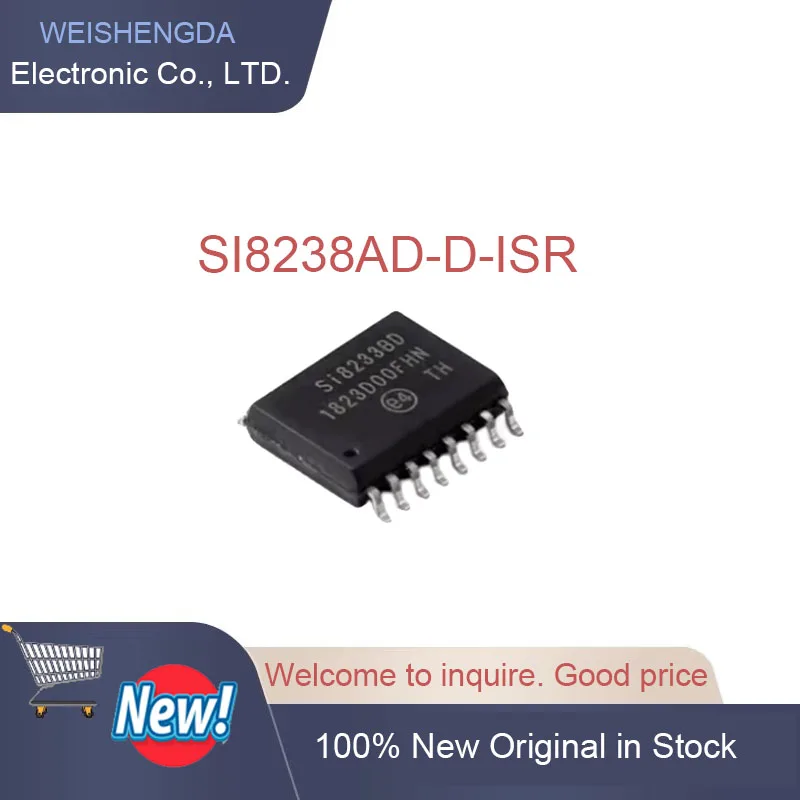 SI8238AD SI8238AD-D SI8238AD-D-ISR SOP-16 ชิปไอซีใหม่ต้นฉบับ
