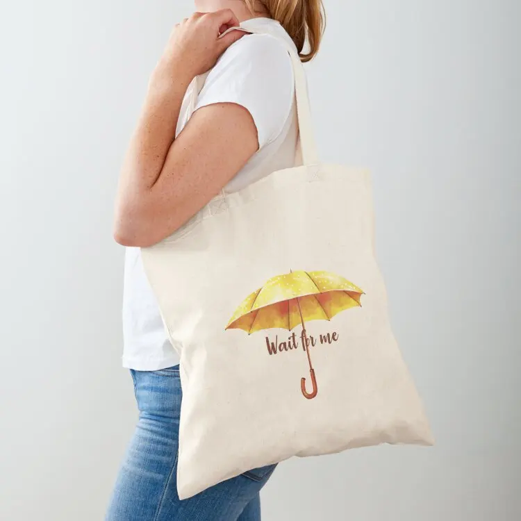 How I met your mother - Wait for me, Yellow Umbrella Tote Bag