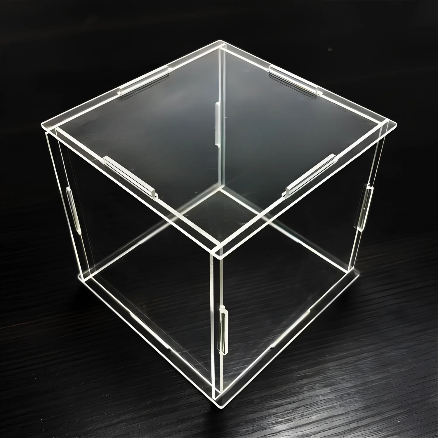 1pcs,Clear Acrylic Display Case Countertop Box Organizer Stand Dustproof Protection Showcase for Action Figures/Toys/Collectible