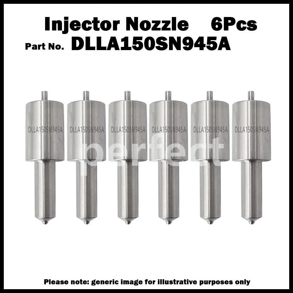 

For Hyundai 2153C-7200-5 215-7 Mitsubishi 6D16T6D16 Diesel Fuel Injector Nozzle 105015-9450A DLLA150SN945A 6pcs