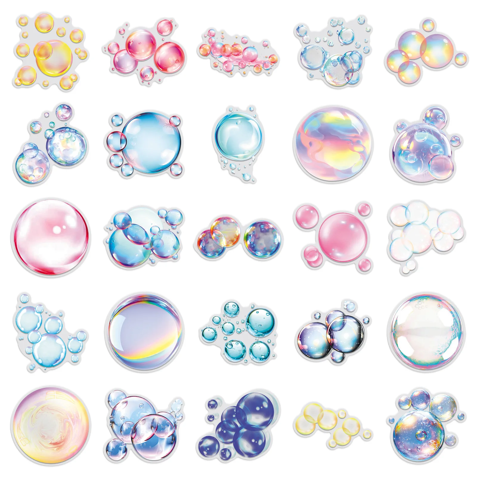 50 قطعة ملصق كرتوني شفاف مضحك فقاعات جرافيتي ديكور ألعاب ذاتية الصنع ثلاجة كمبيوتر محمول جيتار سيارة دراجة لوح التزلج الشارات #6