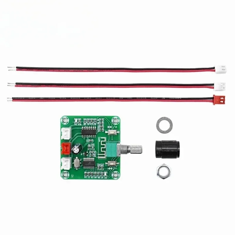 5pcs XH-A158 ultra clear Bluetooth 5.0 power amplifier board pam8403 small power DIY wireless speaker amplifier board 5W*2
