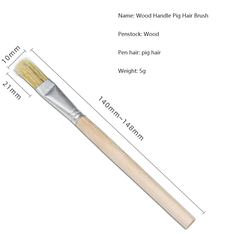 5PCS Wooden Handle Cleaning Brush Single-Head Antistatic Electronic Is Suitable For Mobile Phone Motherboard PCB Cleaning Repair