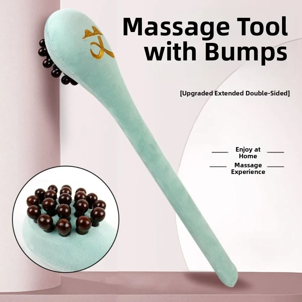 

Multifunctional Meridian Massage Stick 48cm Length Portable Design Massage Hammer Acupoint Tapping Handmade Mugwort