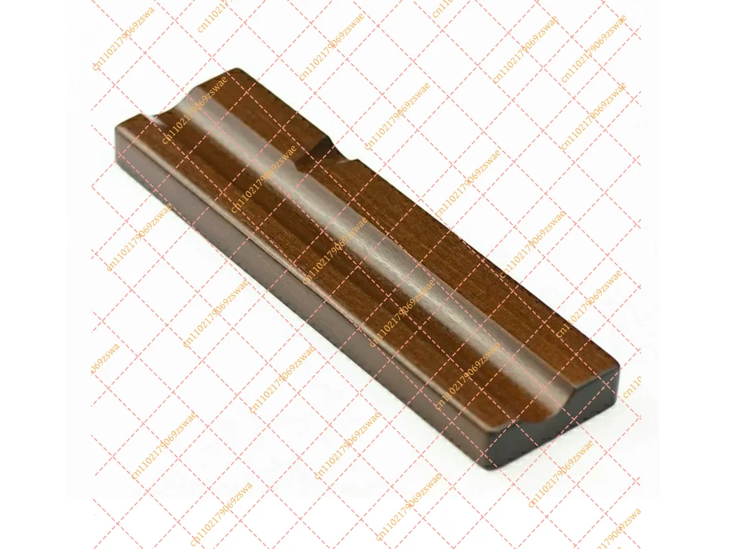 Premium Ipe Wood Pen Stand, Single-Slot Fountain Pen Display Organizer for Writing Desk