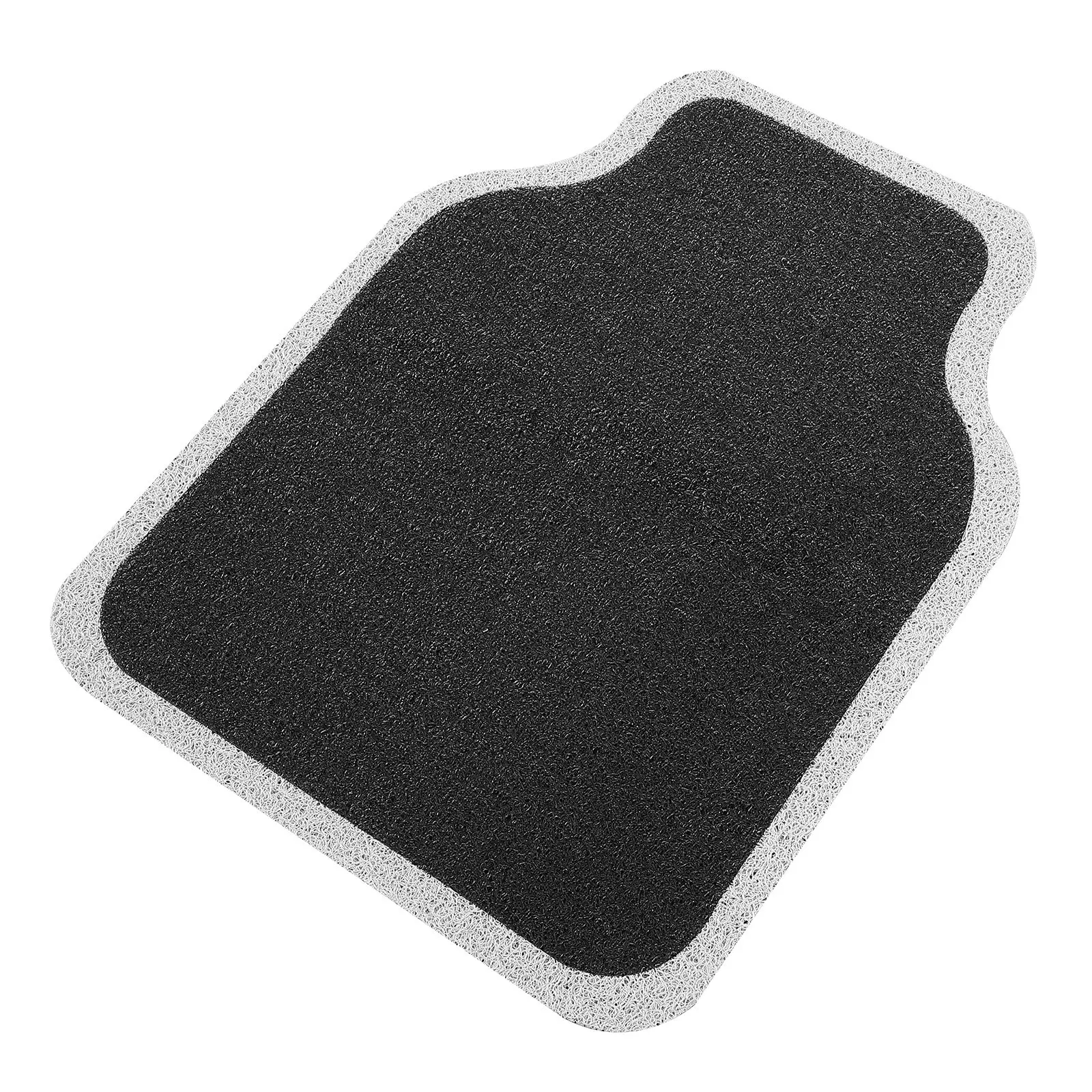 

Floor Mat for Auto Front Seat Car Floor Cushion Non-Slip Bottom Universal Fit Long-Lasting Aminoacrylate Material Car