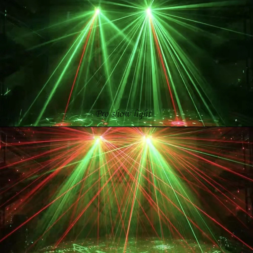 Party Light Dj Disco Butterfly Stage Lights 36W 3IN1 Effect Laser Projector Light DMX / Remote Control Rave Lights for KTV Club