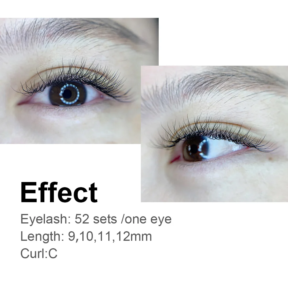 NAGARAKU 3D W شكل طبيعي ناعم خفيف المنسوجة يدويا المشجعين التلقائي زهرة الرموش الصناعية ملحقات #6