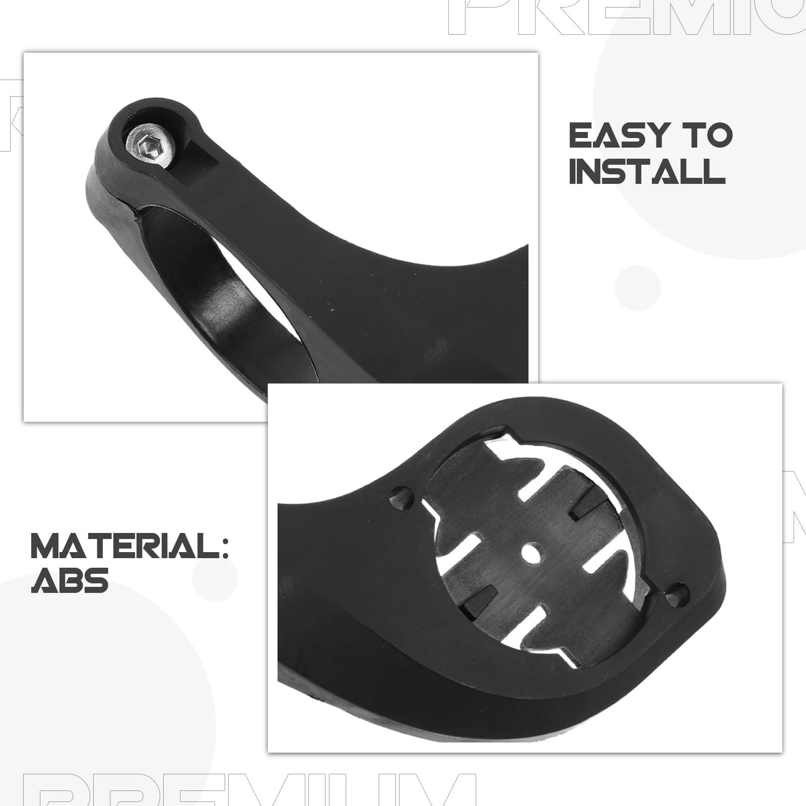 2 pçs suporte de extensão do computador da bicicleta estável leve suporte montagem ajustável guiador adaptador para ciclismo cronômetro