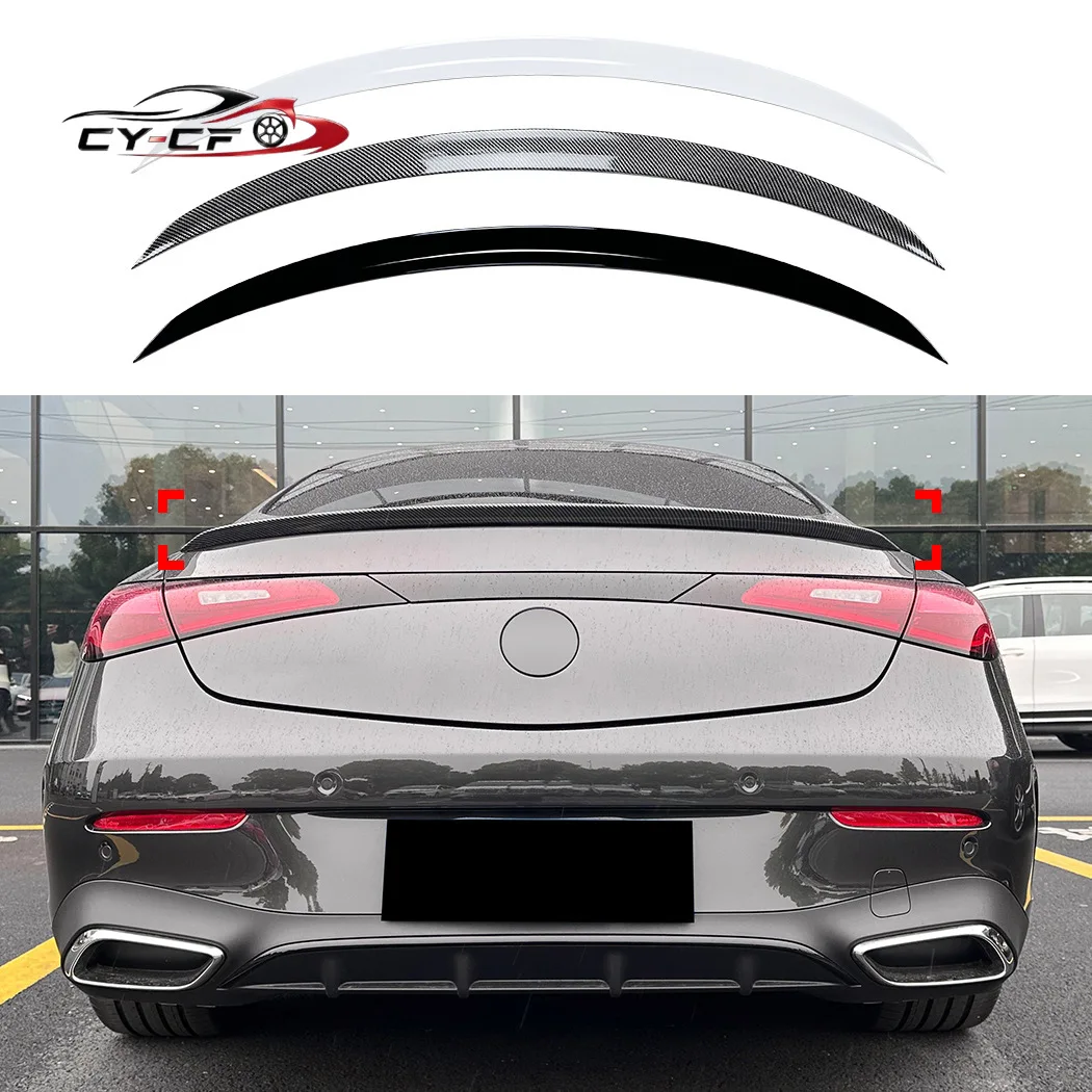 For Mercedes-Benz CLE260 CLE300 CLE53 AMG 2024+ Rear Trunk Spoiler Tail Wing Roof Wing Splitter Diffuser Car Styling Trim