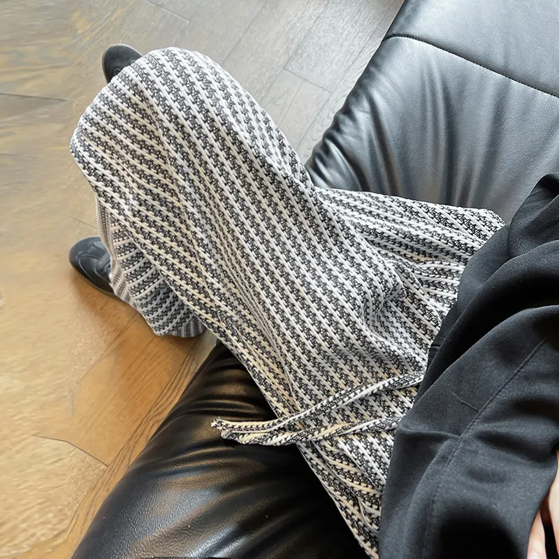 

Plus Size 5XL-M Spring Pants Men Clothing 2026 Fashion All Match Wide Leg Pants For Man Simple Loose Casual Straight Trousers