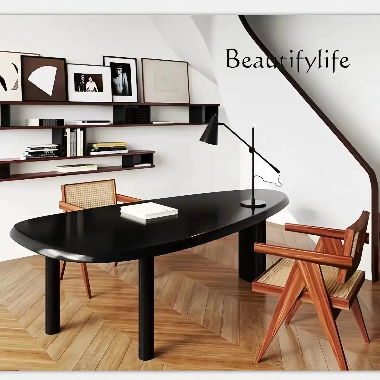 X36 Nordic Solid Wood Antique Computer Desk Home Fashion Simple Modern Desk