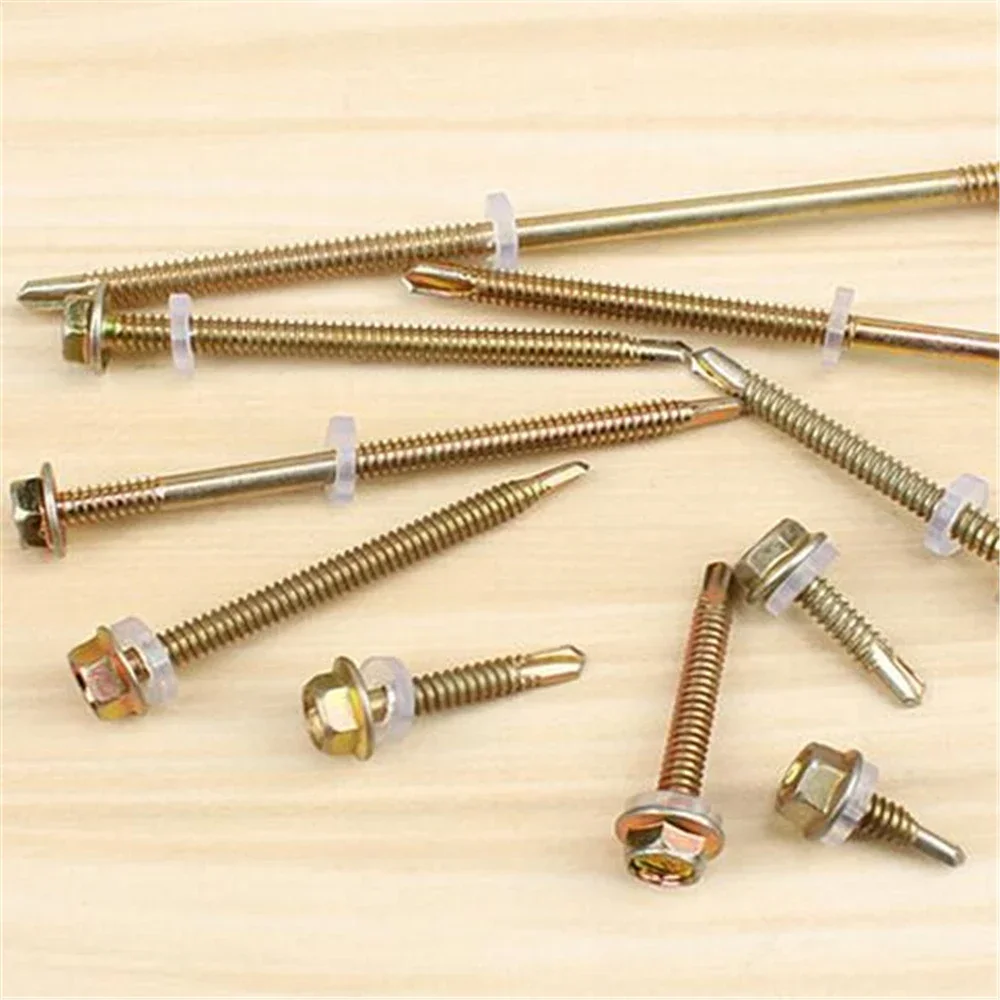 External Hexagonal Self-Tapping Screw m15-m120 Electric Carbon Steel Screw Home Set Self-Tapping