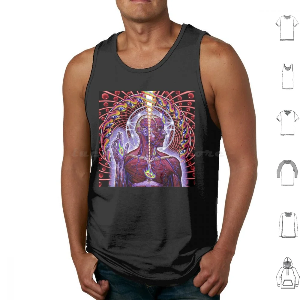 Lateralus ? Nima Fear Inoculum 10 , 000 Days Undertow Tank Tops Print Cotton World Tour Eyes 1 Metal Music Lateralus ?