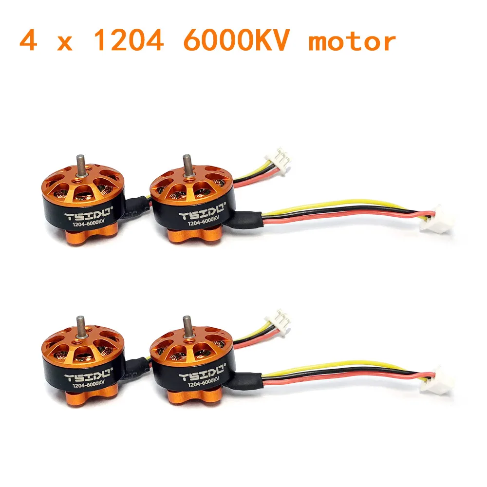 YSIDO 4 STUKS Borstelloze 1604 1505 1404 1303 1204 1104 1103 Motor voor RC FPV Freestyle Quadcopter Vaste vleugel Racing Drone DIY Onderdelen