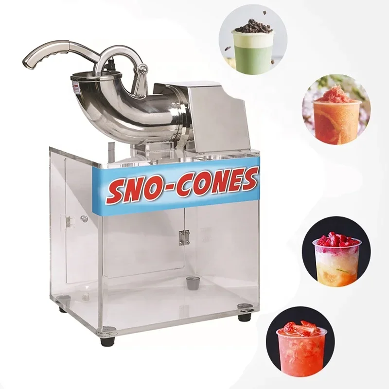 

2024 Gactory Direct Supply Commercial Electric Continuous Ice Machine Snow Ice Crusher For Ice Shaver Machine Use Price For Sale