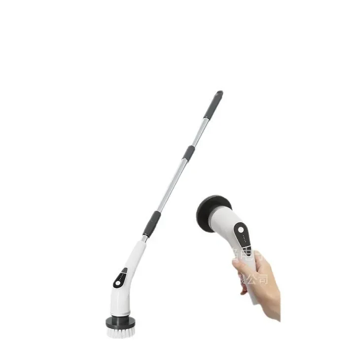 Electric Multi-functional Cleaning Brush 9-in-1 Bathroom Glass Length Dual-purpose Brush Household Cleaning Artifact