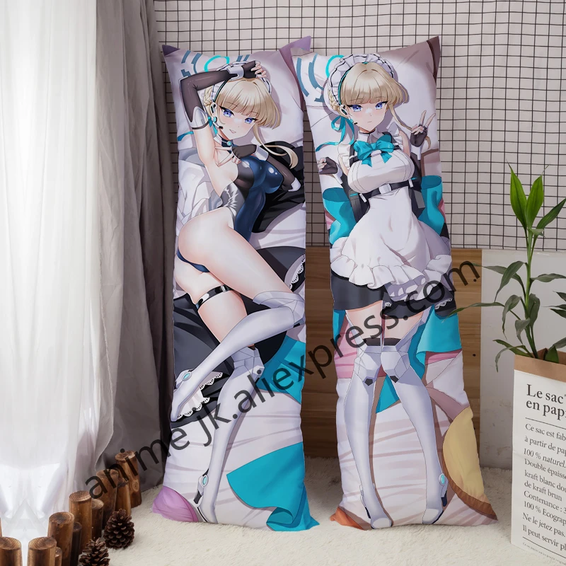 

Аниме Dakimakura, голубая архивная наволочка для тела, обнимающая наволочка для косплея