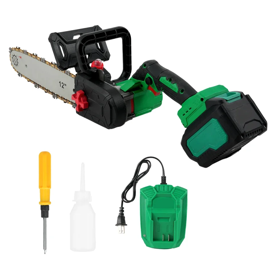منشار كهربائي بدون فرش مقاس 12 بوصة، مقصات تشذيب محمولة يمكنك صنعها بنفسك، مقلم فرعي محمول قابل لإعادة الشحن مع سوبو OEM #1