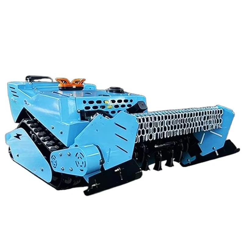 With CE Certification Reliable Remote Controlled Diesel Lawn Mower with 800mm Blue Cutting Width