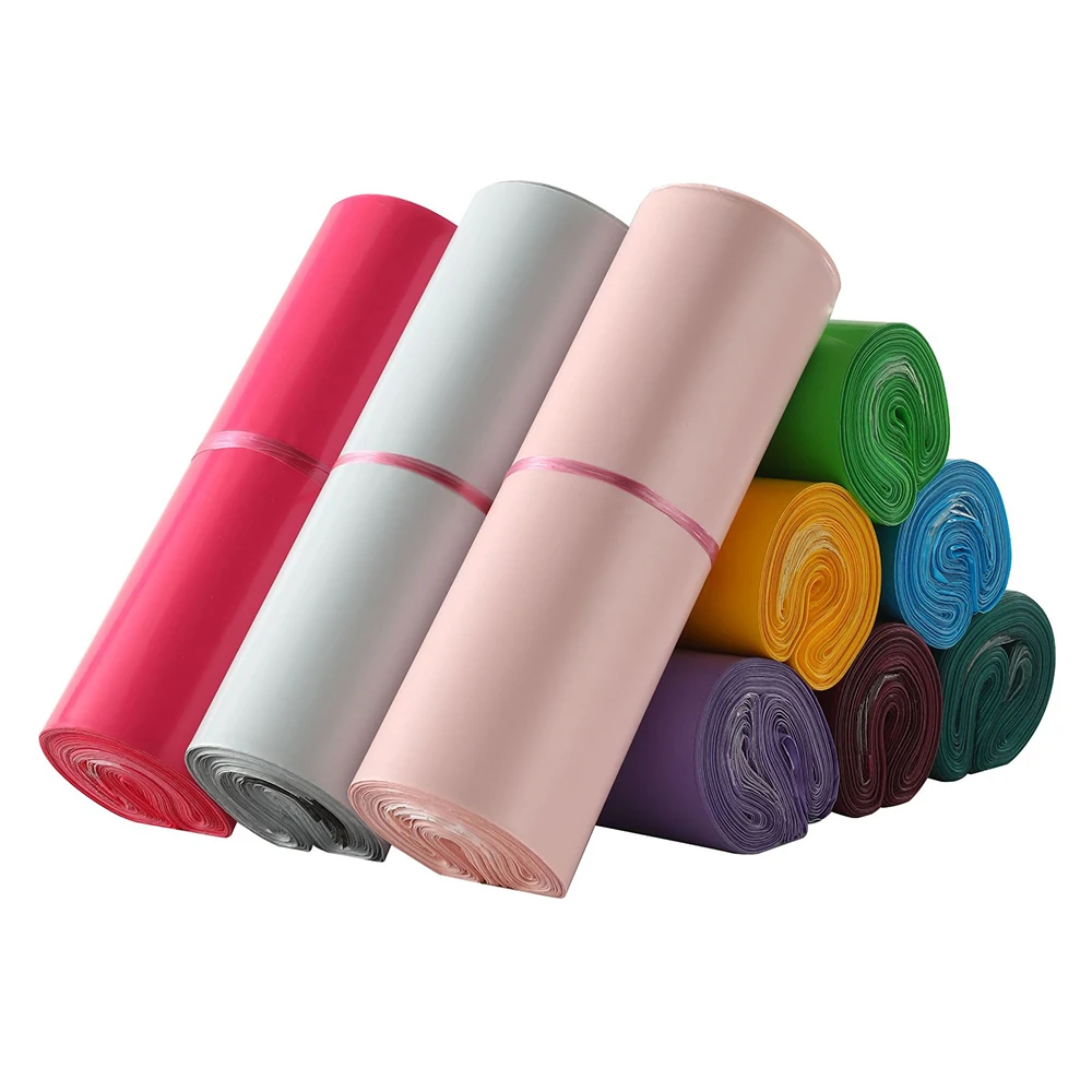 Waterproof Self Adhesive Seal Pouch Colorful Poly Courier Bag Envelope Packaging Delivery Bag Mailing Bags Plastic Transport Bag