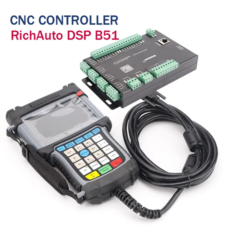 RichAuto DSP B51 USB CNC offline motion controller for milling machine 3-axis system supporting standard G-code