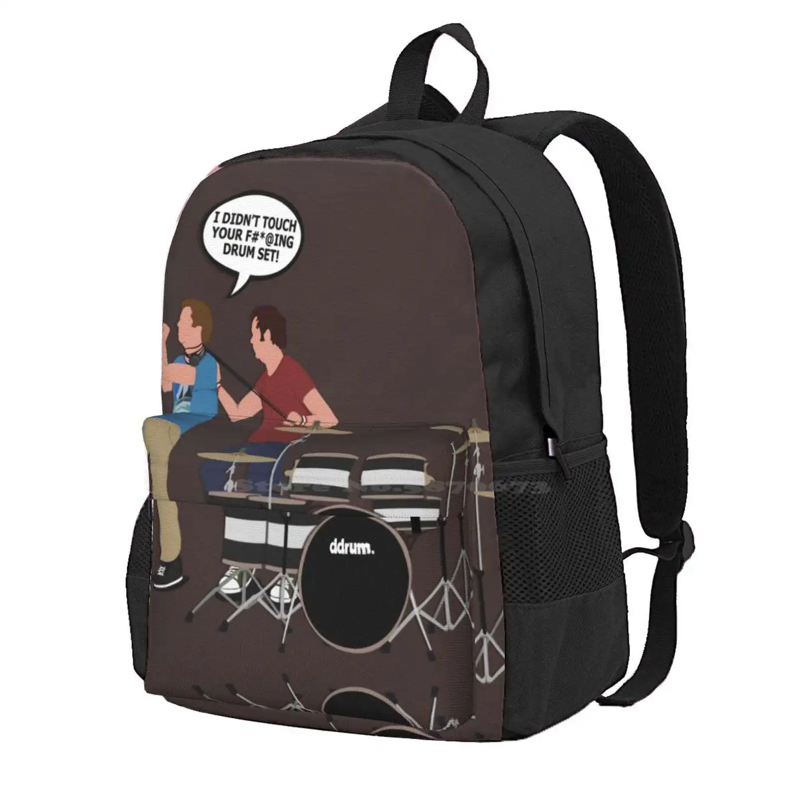 

Step Brothers Drum Set Hot Sale Schoolbag Backpack Fashion Bags Step Brothers Will Ferrell John C Reilly Drum Set Ddrum Fight