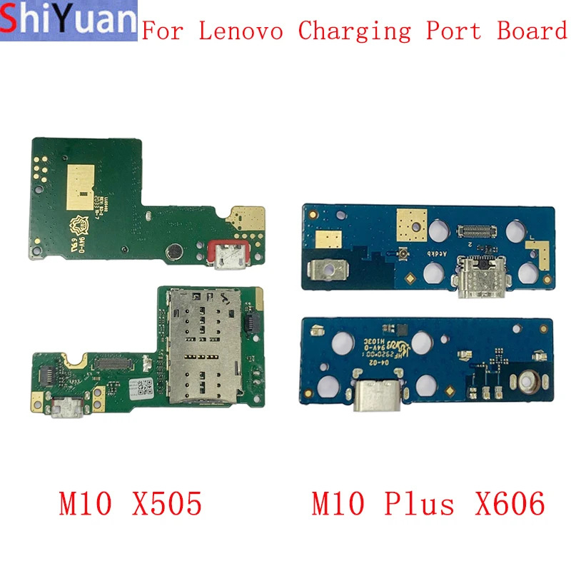 USB Charging Port Connector Board Flex Cable For Lenovo M10 X505 M10 Plus X606 Charging Connector Module Replacement Parts